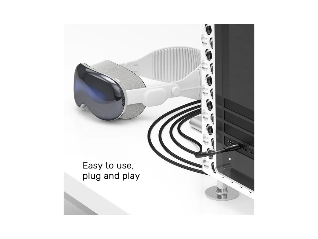 Unitek VR Link Pro USB-C Cable (5Gbps, 60W, 90° Angle) C14094ABK-5M - Qatar Unitek VR Link Pro USB-C Cable (5Gbps, 60W, 90° Angle) C14094ABK-5M - Qatar